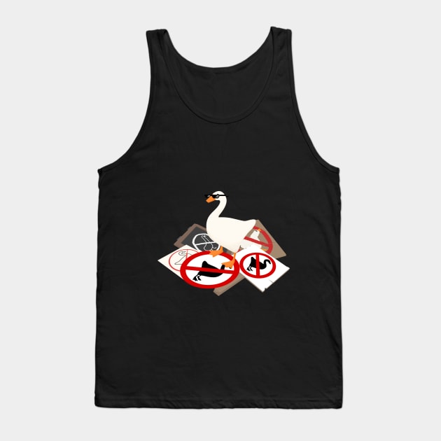 Goose - Thug life Tank Top by KuroNeko